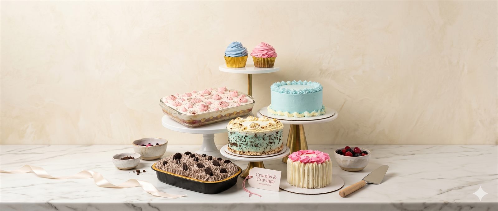 Crumbs & Cravings signature custom cake - Winnipeg artisan cake studio